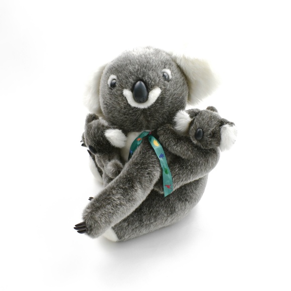 Koala Mom and 2 Babies Stuffed Animal Plush Toy - Picture 6 of 7